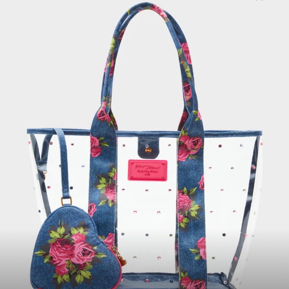 Betty Johnson clear tote